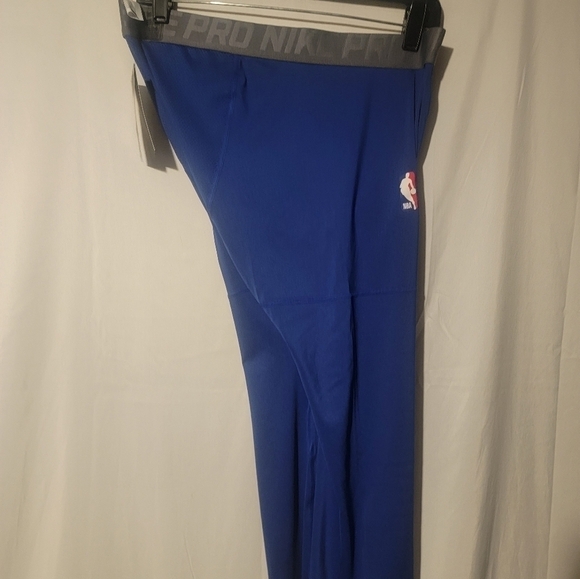 NEW Nike NBA Player Issue 3/4 Compression Tights Blue Size XXL AT9764-495 - Picture 5 of 6